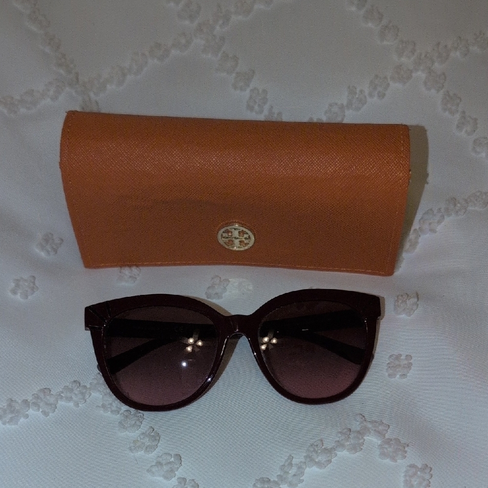 Tory Burch Brown Sunglasses with Case